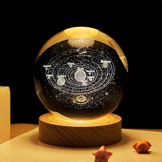 Crystal ball lamp