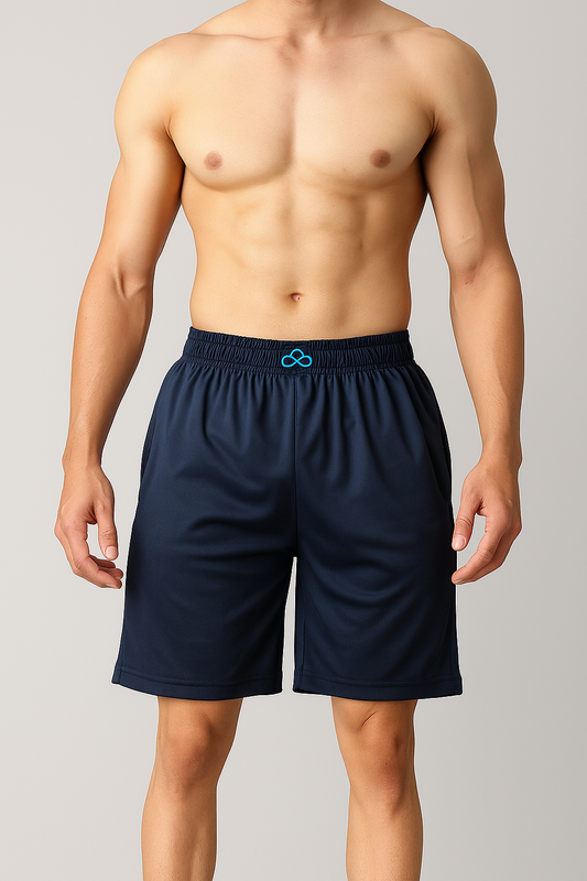 Blue half pant  premium quality sports pant
