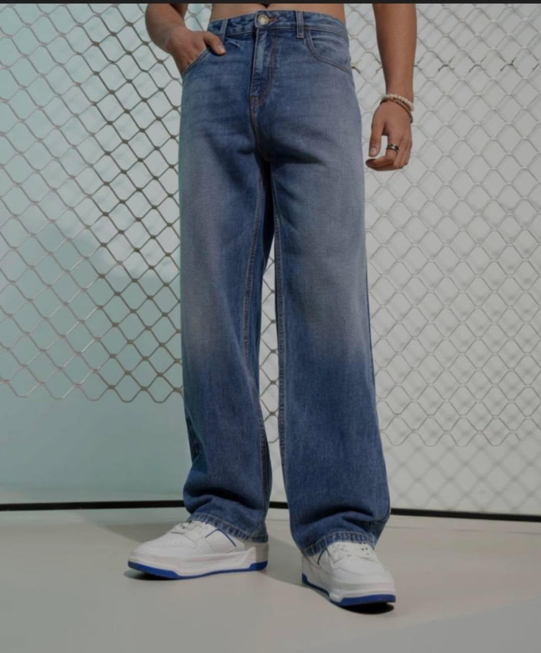Straight fit pants