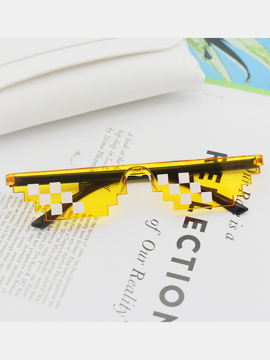 Thug life sunglasses yellow