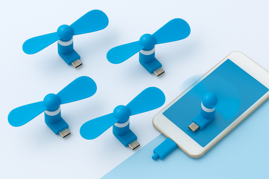 4 pic usb fan